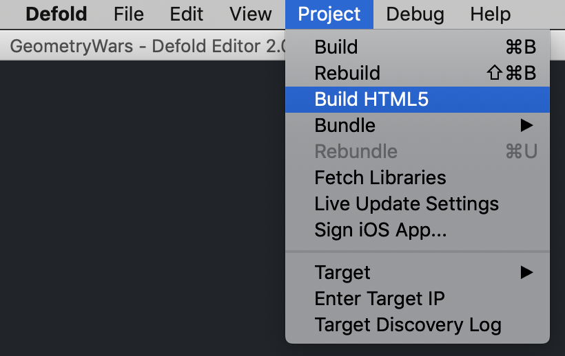 Build HTML5